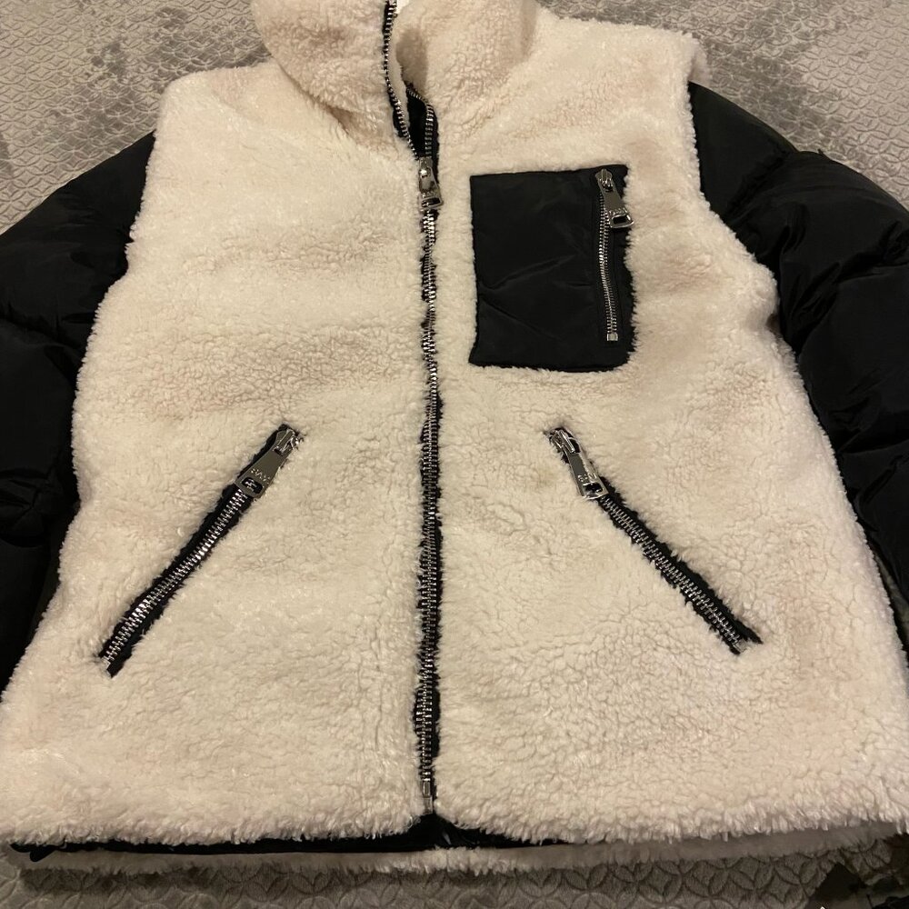 NWT SAM. Women’s Wylie Sherpa Puffer Jacket SOLD OUT STYLE!  Sz L - Picture 6 of 12